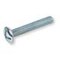 Vis métaux tête cylindrique type poelier 4x30 zingué blanc 4.8